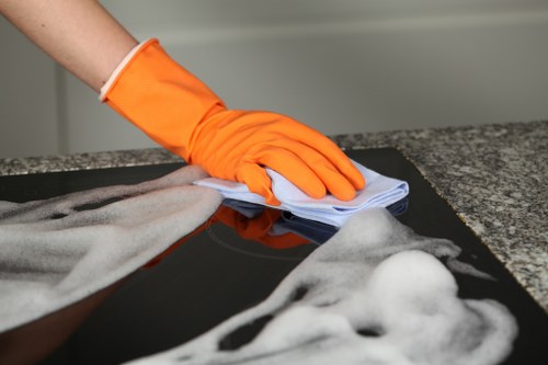Deep cleaning a wool rug in a Wandsworth property