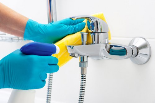 Professional communal area cleaning for a modern Wandsworth apartment development