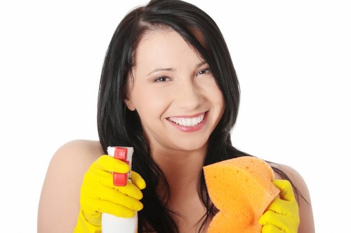 Local cleaners maintaining meeting rooms and reception spaces in Wandsworth